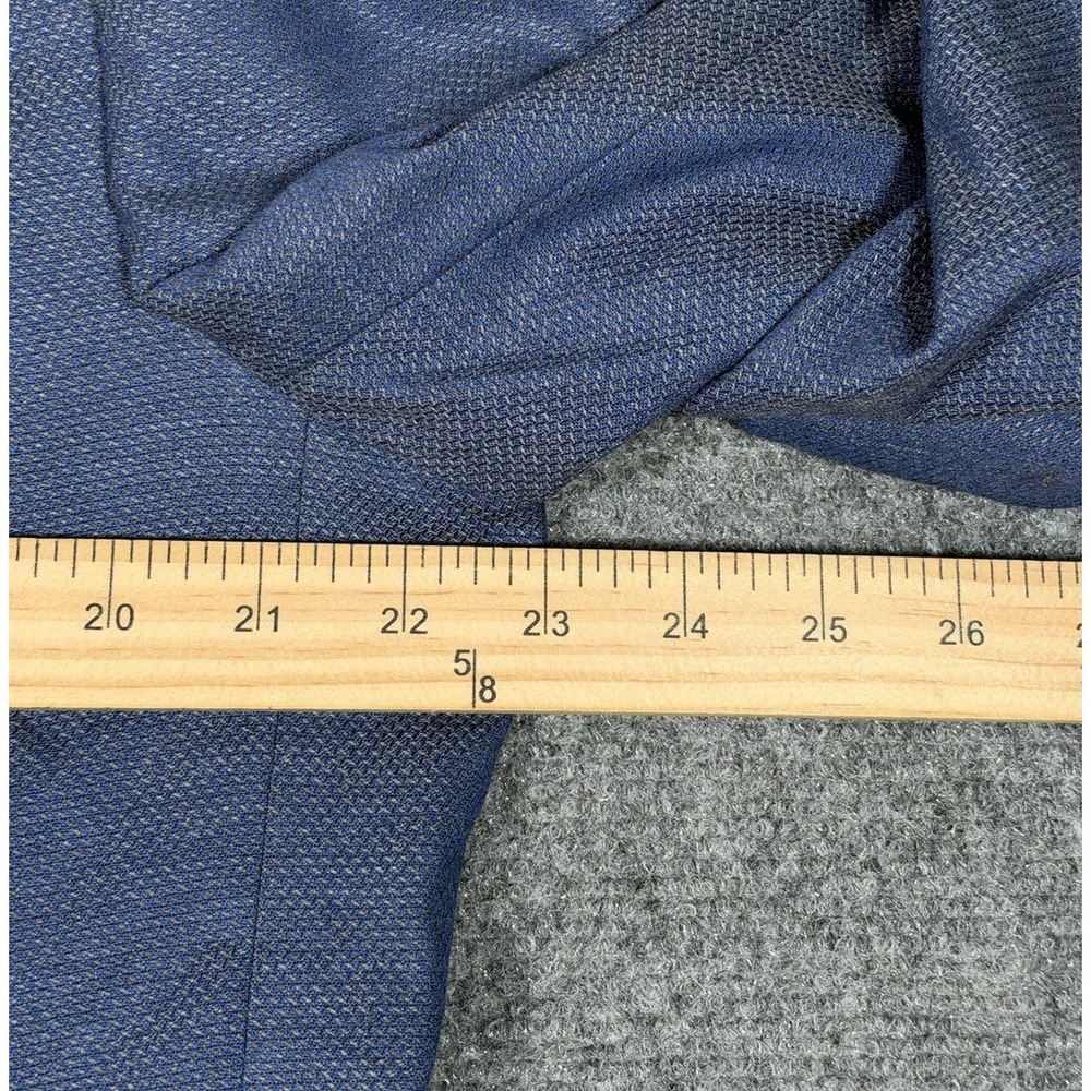 Ermenegildo Zegna 15 Milmil 15 Wool Blazer Sport Coat Mens 44L Blue Italy - Picture 15 of 16